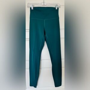 Lululemon Wunder Under High-Rise Tight Nulux emerald‎ Size 6